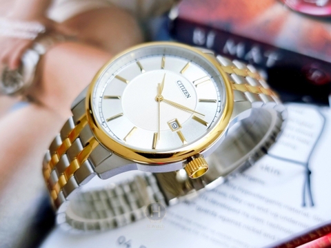 Đồng Hồ Nam Dây Thép Citizen Quartz BI1054-55A - Size 40mm