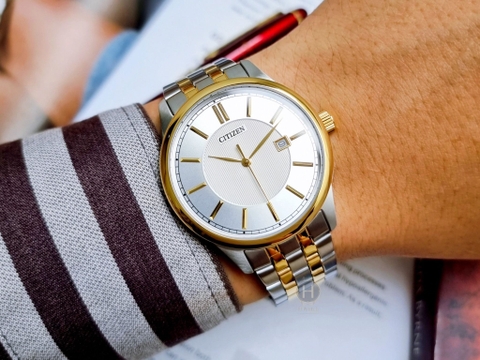 Đồng Hồ Nam Dây Thép Citizen Quartz BI1054-55A - Size 40mm