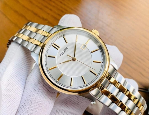 Đồng Hồ Nam Dây Thép Citizen Quartz BI1054-55A - Size 40mm