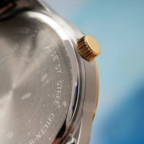 Đồng Hồ Nam Dây Thép Citizen Quartz BI1054-55A - Size 40mm
