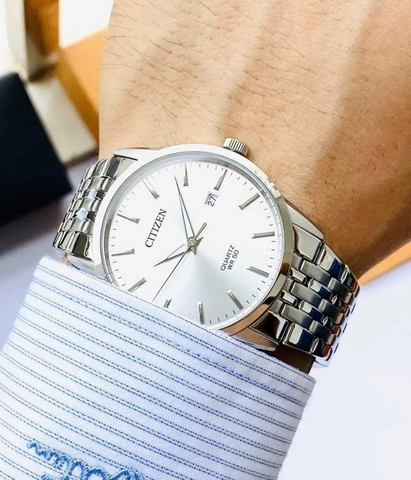 Đồng Hồ Nam Dây Thép Citizen Quartz BI5000-87A - Size 39mm