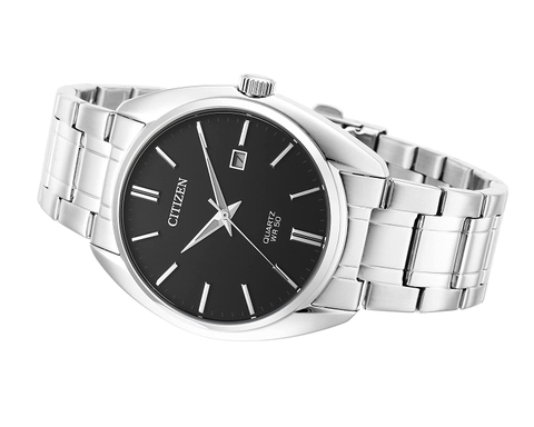 Đồng Hồ Nam Dây Thép Citizen Quartz BI5100-58E - Size 41mm