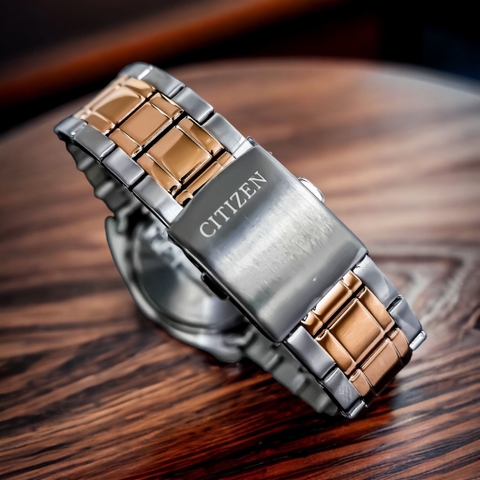 Đồng Hồ Nam Dây Thép Citizen Quartz BI5104-57X - Size 41mm