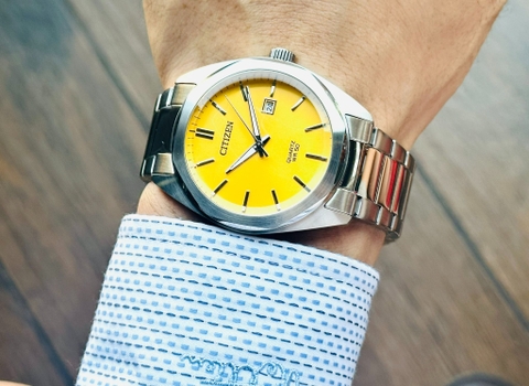 Đồng Hồ Nam Dây Thép Citizen Quartz BI5110-54Z - Size 41mm