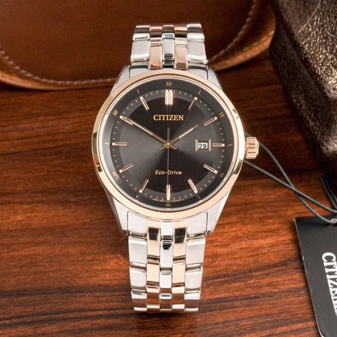 Đồng Hồ Nam Dây Thép Citizen Eco-Drive BM7256-50E - Kính Sapphire - Size 41mm