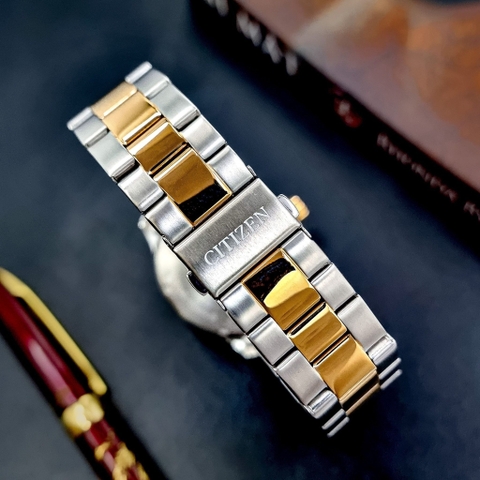 Đồng Hồ Nam Dây Thép Citizen Automatic NH8356-87A - Demi Gold - Size 40mm
