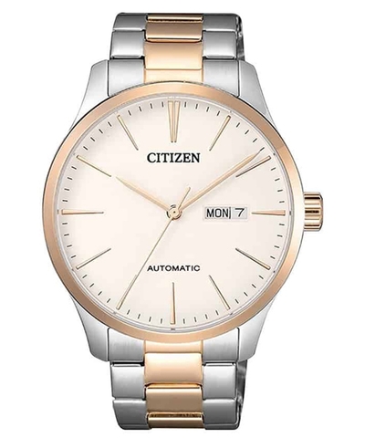 Đồng Hồ Nam Dây Thép Citizen Automatic NH8356-87A - Demi Gold - Size 40mm