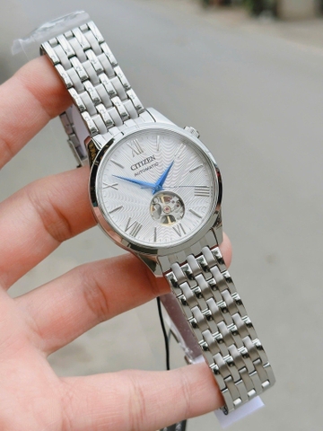 Đồng Hồ Nam Dây Thép Citizen Automatic NH9130-84A Kính Sapphire - Size 40mm