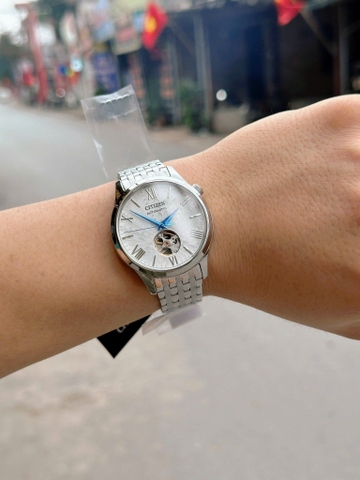 Đồng Hồ Nam Dây Thép Citizen Automatic NH9130-84A Kính Sapphire - Size 40mm