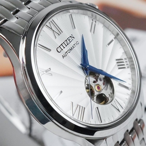 Đồng Hồ Nam Dây Thép Citizen Automatic NH9130-84A Kính Sapphire - Size 40mm