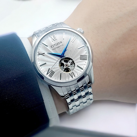 Đồng Hồ Nam Dây Thép Citizen Automatic NH9130-84A Kính Sapphire - Size 40mm
