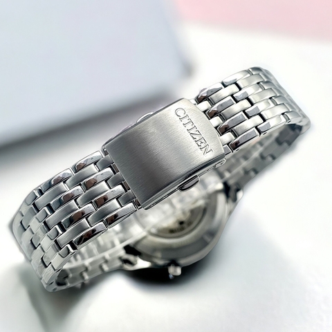 Đồng Hồ Nam Dây Thép Citizen Automatic NH9130-84A Kính Sapphire - Size 40mm
