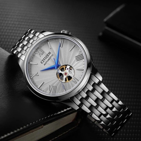 Đồng Hồ Nam Dây Thép Citizen Automatic NH9130-84A Kính Sapphire - Size 40mm