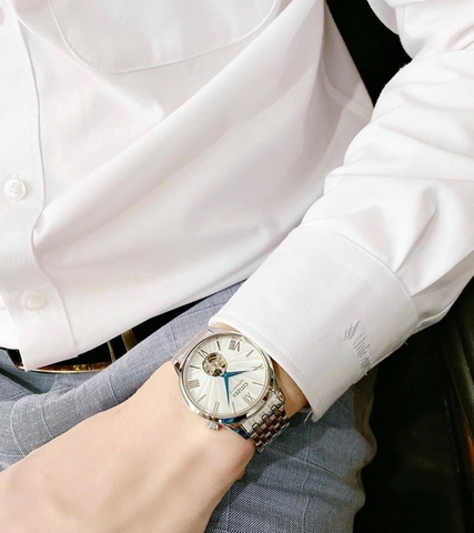 Đồng Hồ Nam Dây Thép Citizen Automatic NH9130-84A Kính Sapphire - Size 40mm