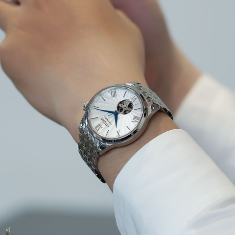 Đồng Hồ Nam Dây Thép Citizen Automatic NH9130-84A Kính Sapphire - Size 40mm