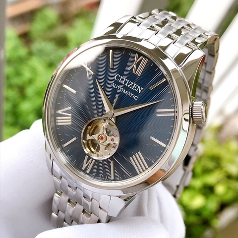 Đồng Hồ Nam Dây Thép Citizen Automatic NH9130-84L - Kính Sapphire - Szie 40mm