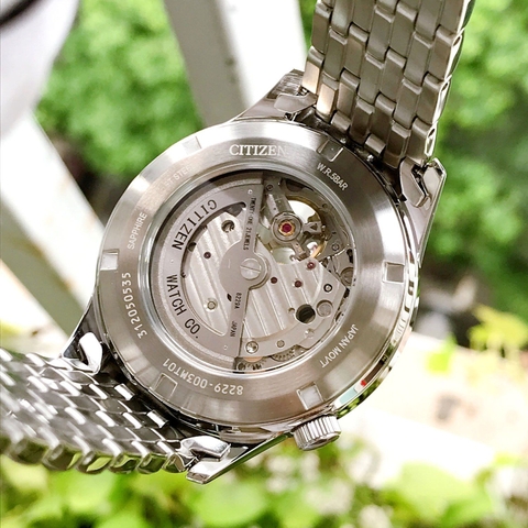 Đồng Hồ Nam Dây Thép Citizen Automatic NH9130-84L - Kính Sapphire - Szie 40mm