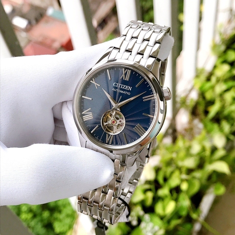 Đồng Hồ Nam Dây Thép Citizen Automatic NH9130-84L - Kính Sapphire - Szie 40mm
