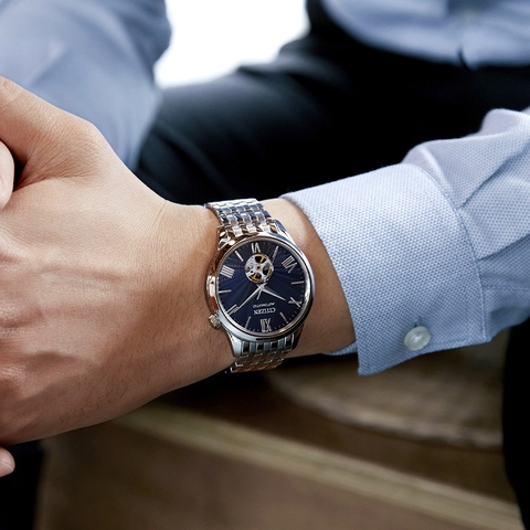 Đồng Hồ Nam Dây Thép Citizen Automatic NH9130-84L - Kính Sapphire - Szie 40mm