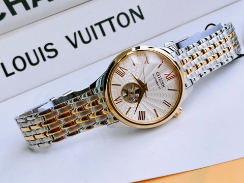 Đồng Hồ Nam Dây Thép Citizen Automatic NH9136-88A - Kính Sapphire - Size 40mm