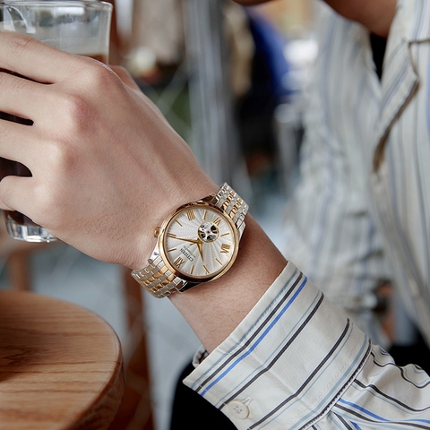 Đồng Hồ Nam Dây Thép Citizen Automatic NH9136-88A - Kính Sapphire - Size 40mm