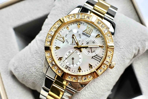 Đồng Hồ Nữ Dây Thép Orient Quartz FUT0B004W0