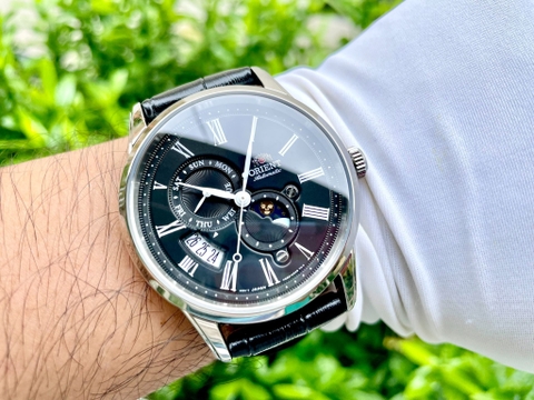 Đồng Hồ Nam Dây Da Orient Sun And Moon Gen 3 RA-AK0010B10B ( RA-AK0010B30B ) ( RA-AK0010B00C ) ( RA-AK0010B ) - Size 42.5mm