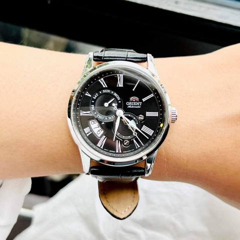 Đồng Hồ Nam Dây Da Orient Sun And Moon Gen 3 RA-AK0010B10B ( RA-AK0010B30B ) ( RA-AK0010B00C ) ( RA-AK0010B ) - Size 42.5mm