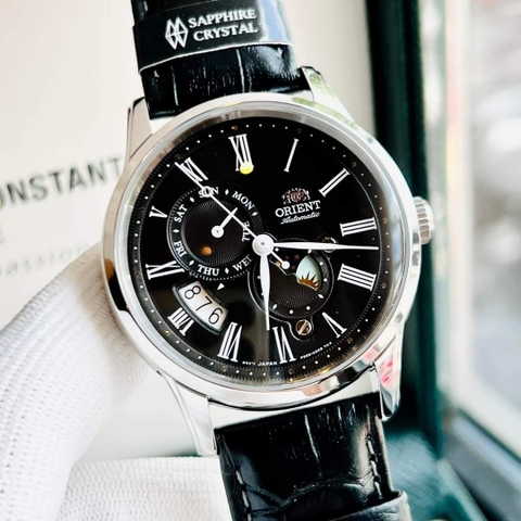 Đồng Hồ Nam Dây Da Orient Sun And Moon Gen 3 RA-AK0010B10B ( RA-AK0010B30B ) ( RA-AK0010B00C ) ( RA-AK0010B ) - Size 42.5mm
