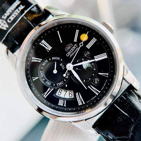 Đồng Hồ Nam Dây Da Orient Sun And Moon Gen 3 RA-AK0010B10B ( RA-AK0010B30B ) ( RA-AK0010B00C ) ( RA-AK0010B ) - Size 42.5mm