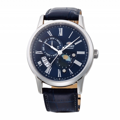 Đồng Hồ Nam Dây Da Orient Sun And Moon Gen 3 RA-AK0011D10B ( RA-AK0011D30B ) ( RAAK0011D10B ) ( RN-AK0004L ) - Size 42mm