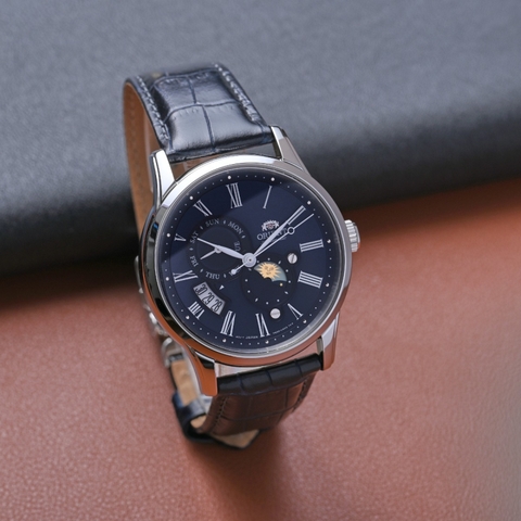 Đồng Hồ Nam Dây Da Orient Sun And Moon Gen 3 RA-AK0011D10B ( RA-AK0011D30B ) ( RAAK0011D10B ) ( RN-AK0004L ) - Size 42mm