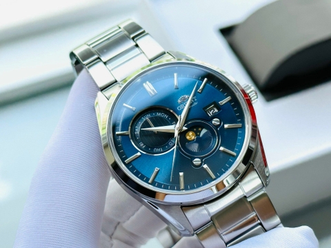 Đồng Hồ Nam Dây Thép Orient Sun And Moon Gen 5 RA-AK0308L10B ( RA-AK0308L30B ) ( RA-AK0308L00C ) ( RN-AK0303L ) - Size 41.5mm