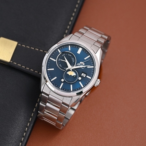 Đồng Hồ Nam Dây Thép Orient Sun And Moon Gen 5 RA-AK0308L10B ( RA-AK0308L30B ) ( RA-AK0308L00C ) ( RN-AK0303L ) - Size 41.5mm