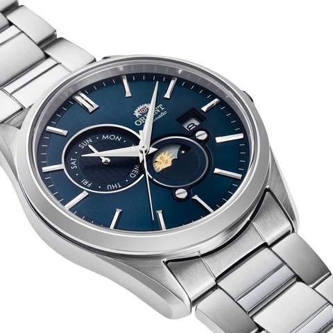 Đồng Hồ Nam Dây Thép Orient Sun And Moon Gen 5 RA-AK0308L10B ( RA-AK0308L30B ) ( RA-AK0308L00C ) ( RN-AK0303L ) - Size 41.5mm