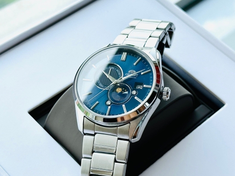 Đồng Hồ Nam Dây Thép Orient Sun And Moon Gen 5 RA-AK0308L10B ( RA-AK0308L30B ) ( RA-AK0308L00C ) ( RN-AK0303L ) - Size 41.5mm