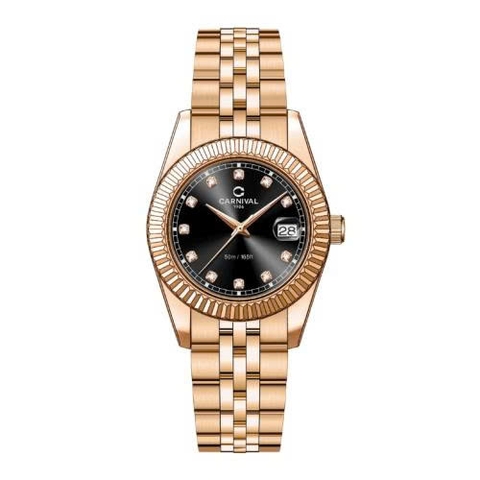 Đồng Hồ Nữ Dây Thép Carnival 8131L-VH-D Máy Quartz - Kính Sapphire - Size 30mm
