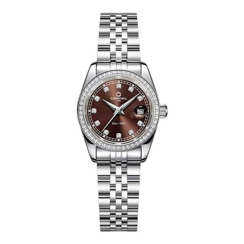 Đồng Hồ Nữ Dây Thép Carnival 8131L2-VT-N Máy Quartz - Kính Sapphire - Size 30mm