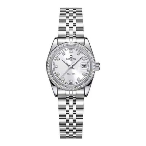 Đồng Hồ Nữ Dây Thép Carnival 8131L2-VT-T Máy Quartz - Kính Sapphire - Size 30mm