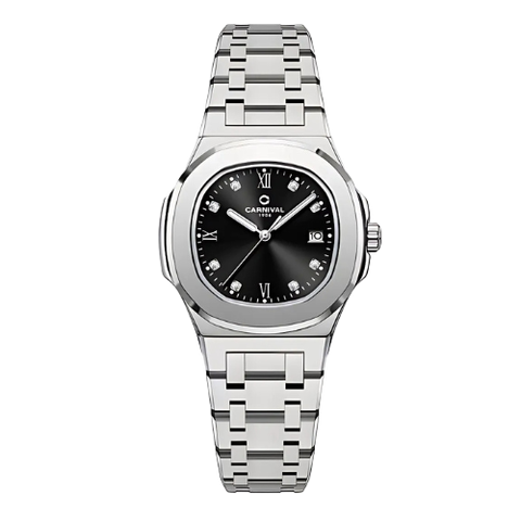 Đồng Hồ Nữ Dây Thép Carnival 8160L-VT Máy Quartz - Kính Sapphire - Size 34mm