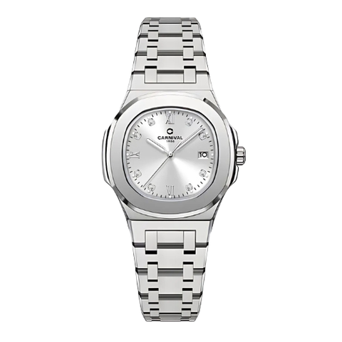 Đồng Hồ Nữ Dây Thép Carnival 8160L-VT Máy Quartz - Kính Sapphire - Size 34mm