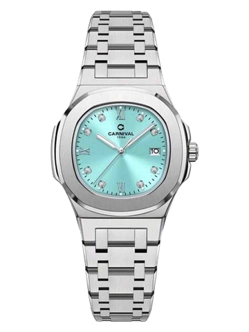 Đồng Hồ Nữ Dây Thép Carnival 8160L-VT Máy Quartz - Kính Sapphire - Size 34mm