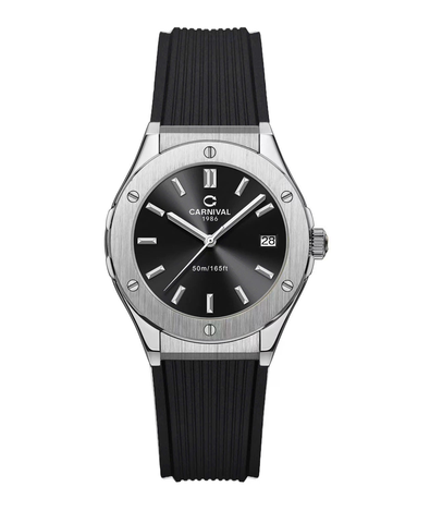 Đồng Hồ Nữ Dây Cao Su Carnival 8168L-VT-DCS-D Máy Quartz - Kính Sapphire - Size 34mm