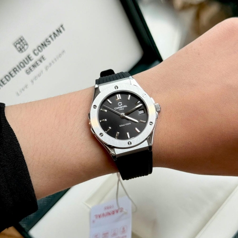 Đồng Hồ Nữ Dây Cao Su Carnival 8168L-VT-DCS-D Máy Quartz - Kính Sapphire - Size 34mm