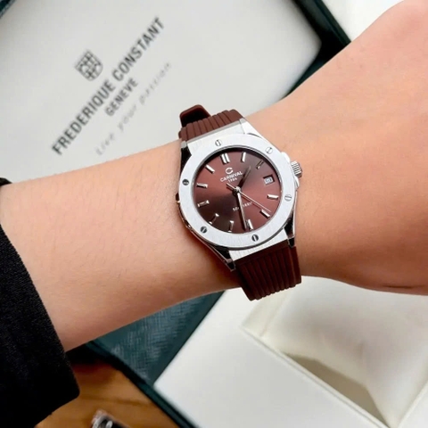 Đồng Hồ Nữ Dây Cao Su Carnival 8168L-VT-DCS Máy Quartz - Kính Sapphire - Size 34mm