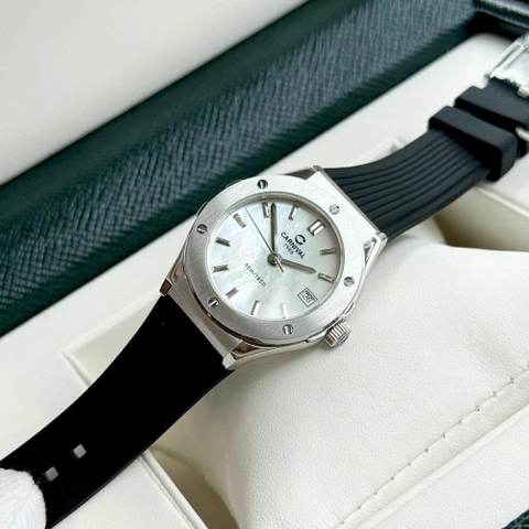 Đồng Hồ Nữ Dây Cao Su Carnival 8168L-VT-DCS Xà Cừ - Máy Quartz - Kính Sapphire - Size 34mm