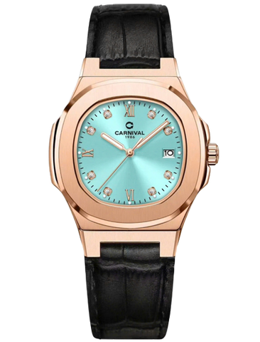 Đồng Hồ Nữ Dây Da Carnival 8160L-VH-DD Máy Quartz - Kính Sapphire - Size 34mm