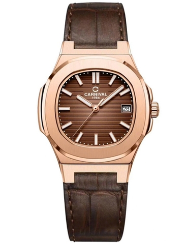 Đồng Hồ Nữ Dây Da Carnival 8161L-VH-DD-N Máy Quartz - Kính Sapphire - Size 34mm