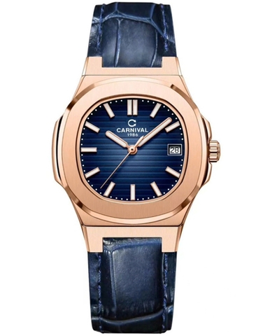 Đồng Hồ Nữ Dây Da Carnival 8161L-VH-DD-X Máy Quartz - Kính Sapphire - Size 34mm