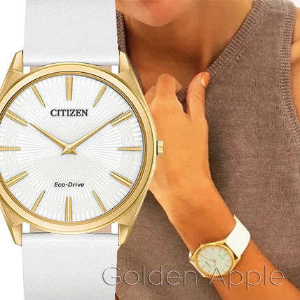 Đồng Hồ Nữ Dây Da Citizen Eco-Drive AR3072-09A - Kính Sapphire - Size 38.4mm